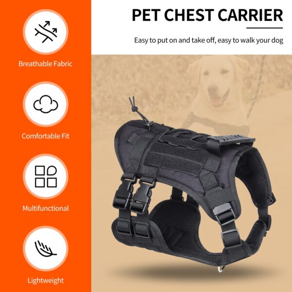 Pawfriends Dogs Traction Rope Back Vest Black Chest Strap with Matching Dog Poop Bag Set AU Dogs Traction Rope  Back Vest  Black Chest Strap  Matching Dog Poop Bag Set