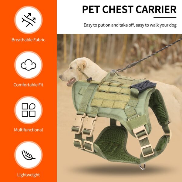 Pawfriends Pets Supplies Leash Chest Strap Dog Chest And Back With Bag Dog Walking Artifact Dogs Traction Rope  Back Vest  Black Chest Strap  Matching Dog Poop Bag Set