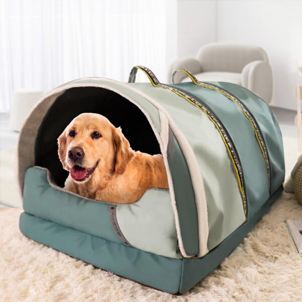 Pawfriends Pet Dog Cat Nest Bed Tent House Puppy Cushion Warm Fluffy Portable Pet Tent Play Pet Dog Cat Bed  Nest Kennel Tent House  Puppy Cushion  Warm Fluffy  Portable Cozy