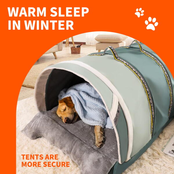 Pawfriends Pet Dog Cat Nest Bed Tent House Puppy Cushion Warm Fluffy Portable Pet Tent Play Pet Dog Cat Bed  Nest Kennel Tent House  Puppy Cushion  Warm Fluffy  Portable Cozy