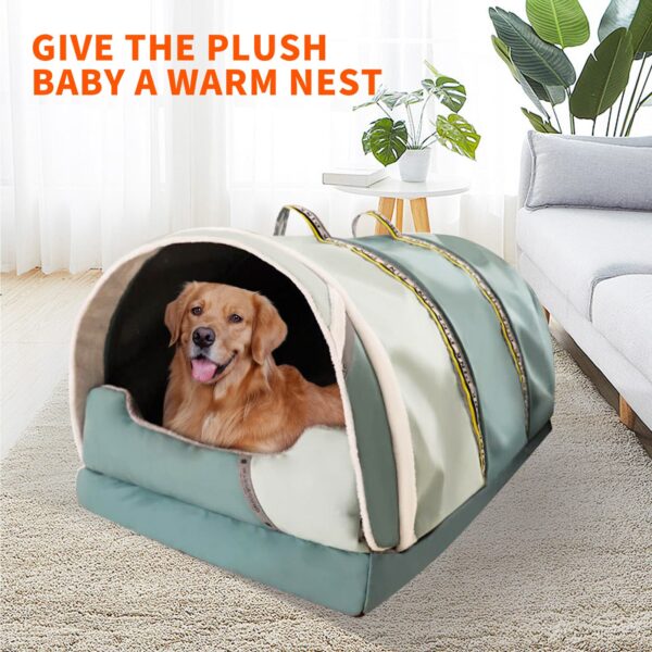 Pawfriends Pet Dog Cat Nest Bed Tent House Puppy Cushion Warm Fluffy Portable Pet Tent Play Pet Dog Cat Bed  Nest Kennel Tent House  Puppy Cushion  Warm Fluffy  Portable Cozy