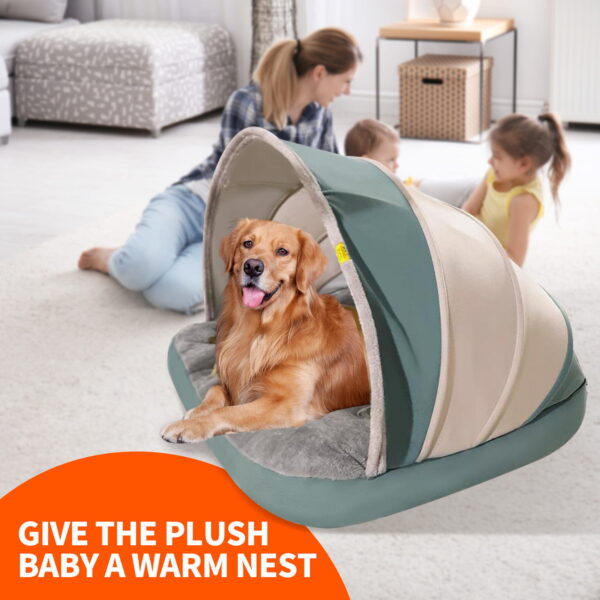 Pawfriends Pet Dog Cat Bed Washable Nest Kennel Tent House Puppy Cushion Warm Portable XL Pet Dog Cat Bed  Nest Kennel Tent House  Puppy Cushion  Warm Fluffy  Portable Cozy