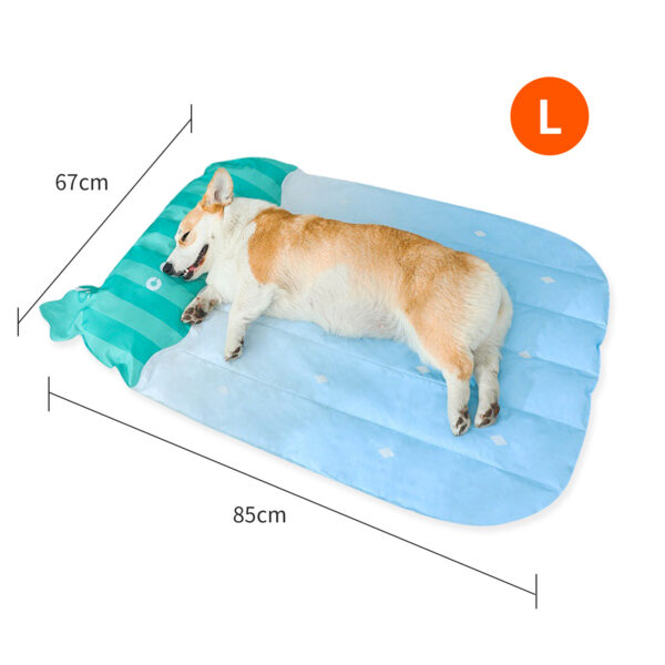Pawfriends Sleep Comfort Cooling Mat for Dogs and Cats in 3Sizes with Cold Silk Cushion Pad Pet Cooling Mat  Nest  Dog Cat  Summer Sleep Bed  Cushion  Ice Pads