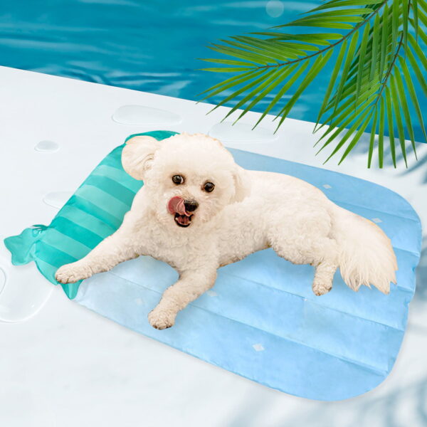 Pawfriends Pet Cooling Mat Nest Dog Cat  Sleep Bed Cushion Ice Pads Cold Silk 3 Sizes Pet Cooling Mat  Nest  Dog Cat  Summer Sleep Bed  Cushion  Ice Pads