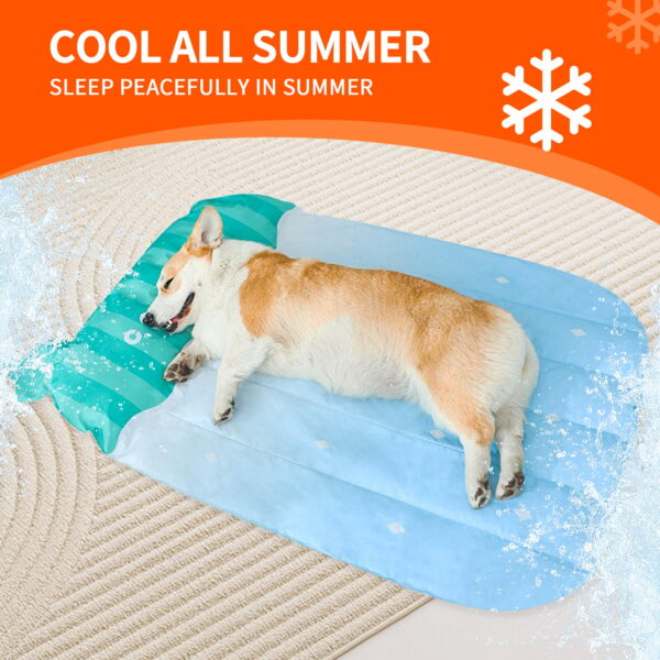 Pawfriends Pet Cooling Mat Nest Dog Cat  Sleep Bed Cushion Ice Pads Cold Silk 3 Sizes Pet Cooling Mat  Nest  Dog Cat  Summer Sleep Bed  Cushion  Ice Pads