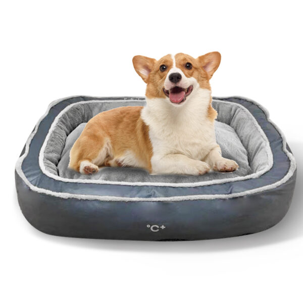 Pawfriends Oval-Shaped Deep Sleep Pet Nest in Blue Removable and Washable for Cats and Dogs Dog Nest Deep Sleep Oval Pet Nest，Removable and Washable