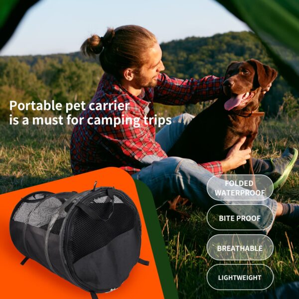 Pawfriends Travel-Friendly Foldable Pet Carrier Bag for Cat and Dogs Portable Car Transport Pet bag Pet Carrier Bag