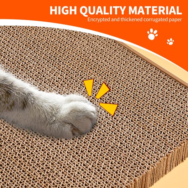 Pawfriends New Cat Scratching Board Concave Triangular With Bell Pet Scratch Bed Toy Mat AU Cat Scratching Board  Pet Scratch Bed Toy Mat