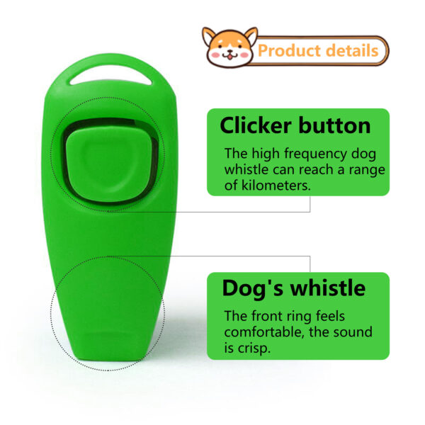 Pawfriends 1PC Dog Training Whistle Pet Clicker Pet Dog Trainer Assistive Guide Dog Aid Dog Training Whistle Pet Trainer Aid  Guide Dog Whistle Equipment