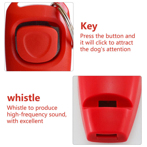 Pawfriends 2 in 1 Dog Whistle & Clicker Pet Training Tool for Dogs Cats Horses Reptiles Dog Training Whistle Pet Trainer Aid  Guide Dog Whistle Equipment
