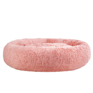 Extra Large Dog Cat Pet Bed Washable Non Slip Pink 110cm Comfort Sleep Safe