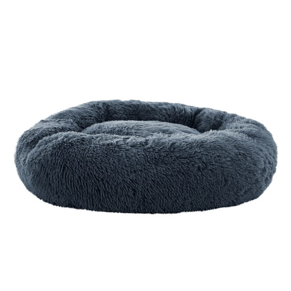 Large Dog Cat Pet Bed 90cm Washable Non Slip Dark Grey Comfort Sleep