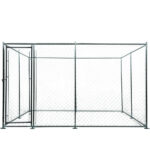 4x4m Dog Enclosure Kennel Large Chain DOgs Cat Cage Pet Animal Fencing Run Outdoor Fenced Playpen