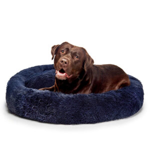 Aussie Calming Dog Bed  - Blue - 100 CM - Large