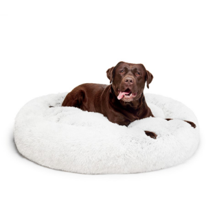 Aussie Calming Dog Bed  - White - 115 CM - XL