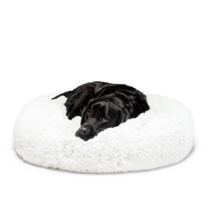 Aussie Calming Dog Bed  - White - 100 CM - Large