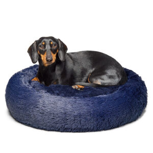 Aussie Calming Dog Bed  - Blue - 60 CM - Small