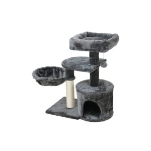 Chipboard Flannel Cat Scratching Tower - Cubby