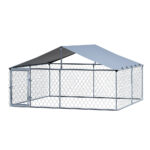 Dog Kennel Large House XXL Pet Run Cage Puppy Outdoor Enclosure With Roof