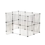 Pet Dog Playpen Enclosure Cage 20 Panel Puppy Fence Play Pen Foldable Metal