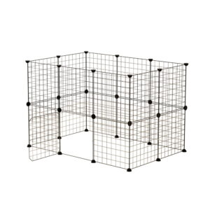 Pet Dog Playpen Enclosure Cage 20 Panel Puppy Fence Play Pen Foldable Metal