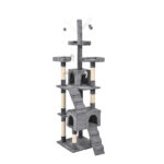 Cat Tree Scratching Post Scratcher Grey