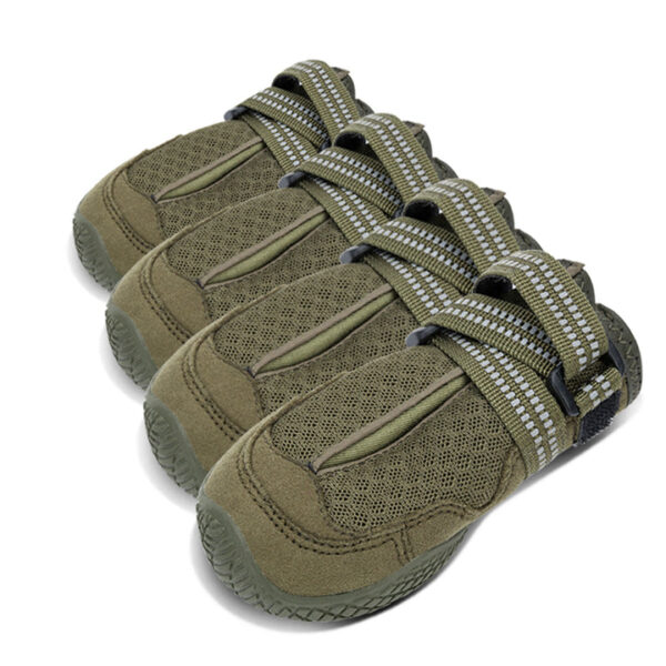 Whinhyepet Outdoor Adventure Dog Shoes - Green  Size 6