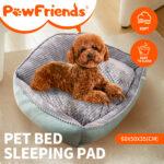 Pet Dog Bed Soft Warm Removable Washable High Back Mattress Puppy Sleep Mat S