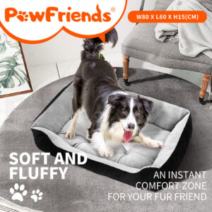 Dog Calming Bed Pet Cat Warm Soft Washable Portable Large Medium-sized Dog Mat L