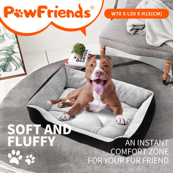 Dog Calming Bed Pet Cat Warm Soft Machine Washable Large Medium-sized Dog Mat