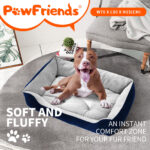 Dog Calming Bed Pet Cat Warm Soft Washable Large Medium-sized Small Dog Mat