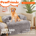 Pet Sofa Bed Dog Calming Sofa Cover Protector Cushion Plush Mat XL