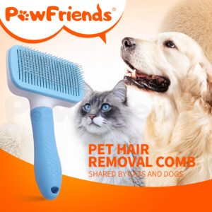 Grooming Brush Dog Cat Deshedding Tool Rake Comb Fur Remover Reduce Pet Hair