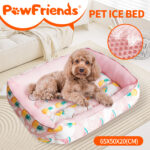 Pet Dog Cooling Pad Bed Waterproof Durable for Cat Dog Puppy  Ice Mat Pink