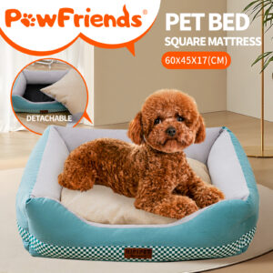 Super Spacious Pet Soft and Warm Comfort Bed with Detachable Washable Mattress M