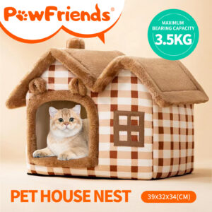 Pet Cat Dog Tent Indoor Dog House Waterproof Anti-slip Detachable Design Pet Bed