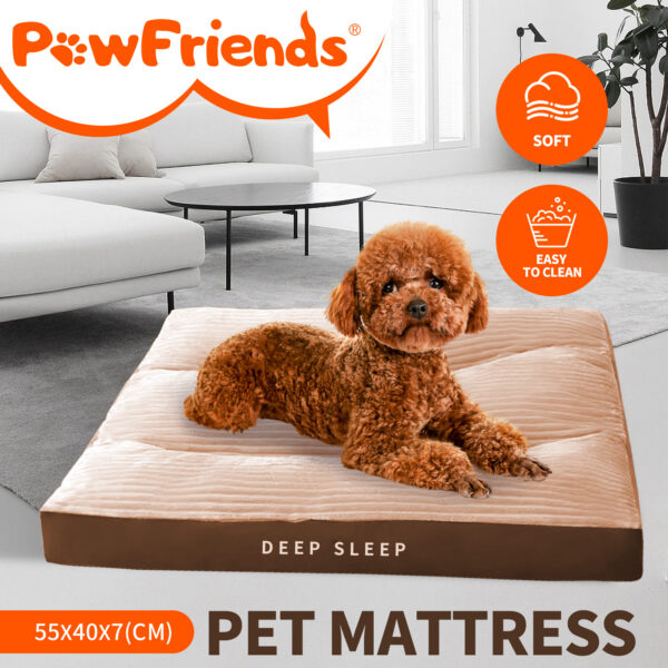 Pet Bed Mattress Puppy Calming Sleeping Mat Cushion Washable Non-slip for Cat Dog