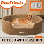 Double Side High Back Comfy Dog Bed Bed Soft Sleeping Kennel Cave