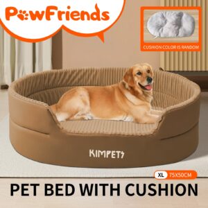 Double Side High Back Comfy Dog Bed Bed Soft Sleeping Kennel Cave