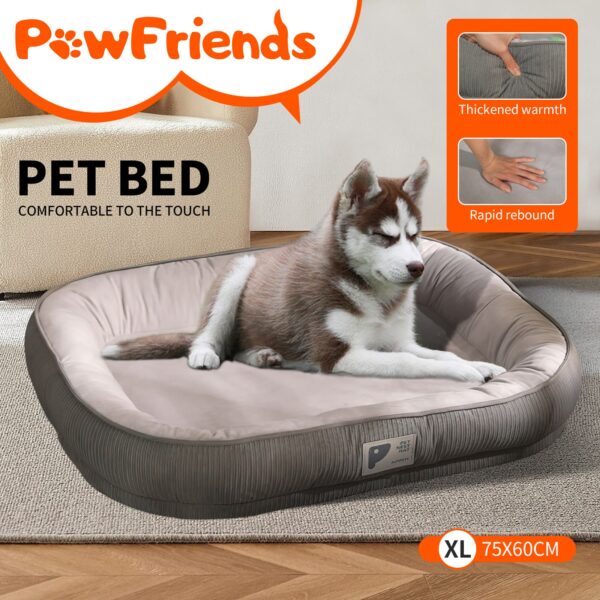 Pet Dog Bed Integrated Dog Kennel Spacious Detachable Easy to Clean Sleeping Mat