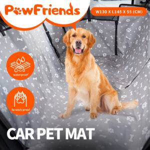Pet Dog Car Seat Cover Back Rear Seat Protector Hammock Mat HeavyDuty Waterproof