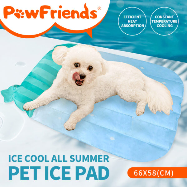 Pet Cooling Mat Nest Dog Cat  Sleep Bed Cushion Ice Pads Cold Silk 3 Sizes