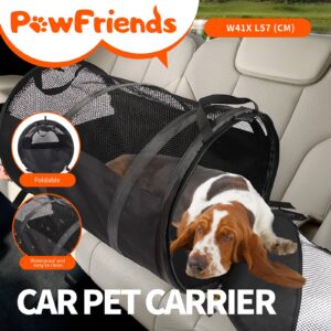 Portable Travel-Friendly Pet Carrier Bag for Cats and Dogs In Black Color