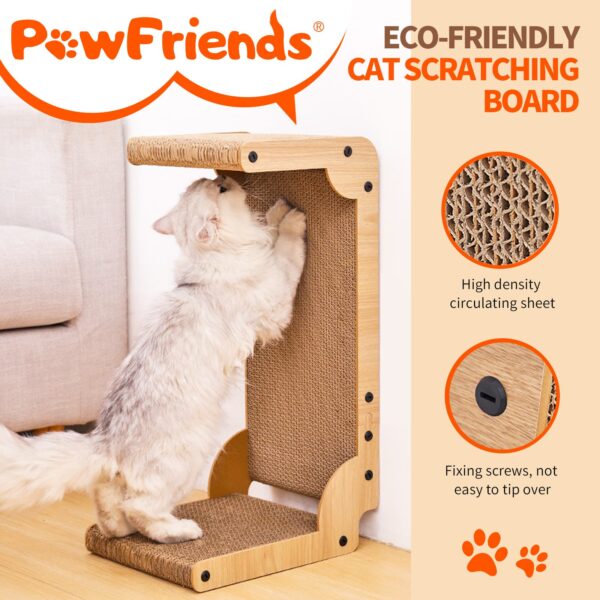 Large C-Vertical Cats Scratcher Furniture Cardboard Lounge Bed Cat Scratch Board