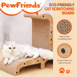 New Cat scratch board recliner standing Kitten Scratcher Scratching Board Toy AU