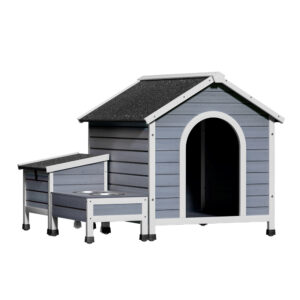 Dog Kennel House Large Wooden Outdoor Pet Kennels Indoor Puppy Cabin