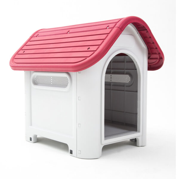 Dog Kennel House Plastic LUNA M PINK