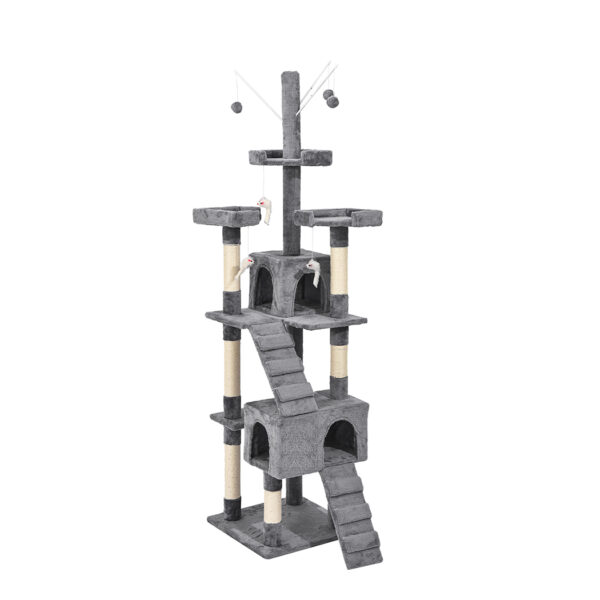 Cat Tree Scratching Post Scratcher Grey