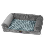 Pet Bed Sofa Dog Bedding Soft Warm XL Grey X-Large