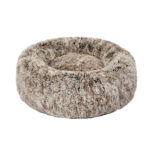 Pet Bed Cat Dog Donut Nest Calming XL Brown X-Large